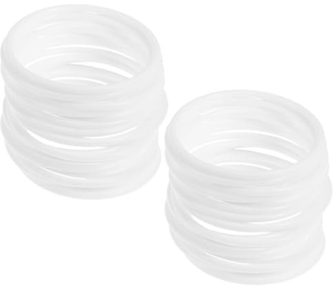 OUNONA 30pezzi Anelli Di Plastica Per Sogni Pz Cerchi Per Macramè Manuale Artigianali Per Ghirlande e Decorazioni