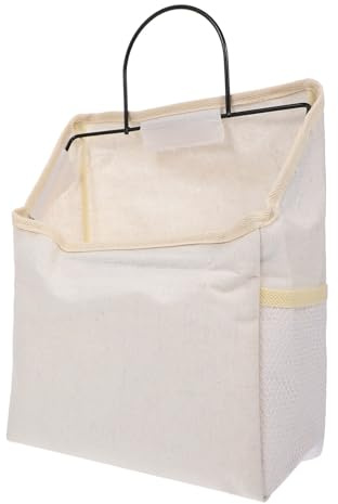 SHINEOFI Bolsa de Almacenamiento Colgante Multiusos de Pared Tela Organizador Práctico Hogar y Oficina Soporte para Guardar Objetos Pequeños y Revistas