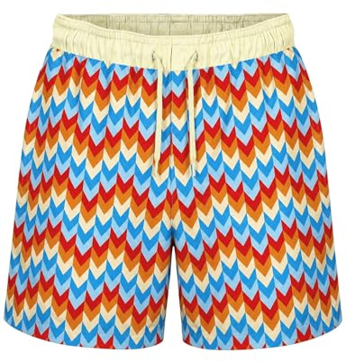weVSwe Boys Swimming Shorts Quick Dry with Mesh Lining UPF50+ 2-12 Years | Boys Swimming Trunks,OEKO-TEX Fabric,Breathable,Stretchy,Side pockets,Drawstring,Boardshorts,Surfing,Beaches,Swimming pools.