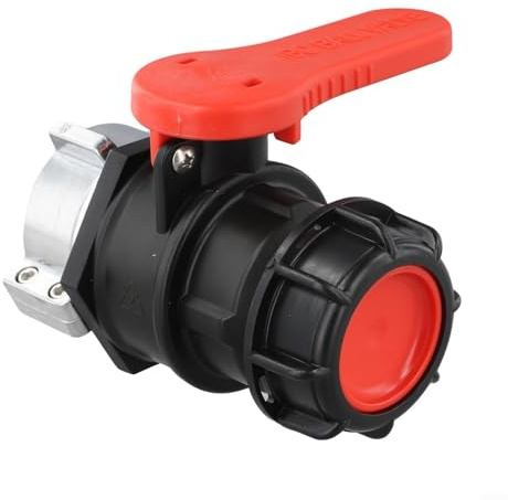 IBC Adaptateur de vanne de sortie de réservoir S62 x 6 62 mm compatible avec les tambours à seau et les conteneurs d'eau