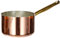 Pentole Agnelli Linea Rame Casseruola Alta con Manico Inox, Marrone, 16 cm