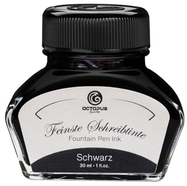 Octopus Finest Fountain Pen Ink Bottle ( 30 Milliliter ) - Black