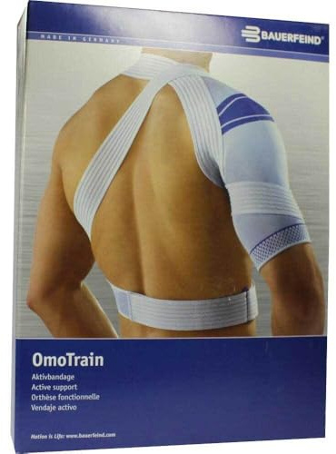 BAUERFEIND OMOTRAIN Schulterbandage Gr.4 titan 1 St