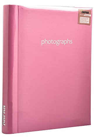 Arpan Hot Pink Self Adhesive Photo Albums 36 Sheets / 72 Sides