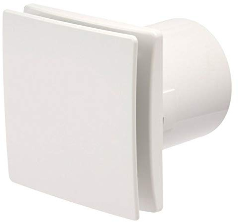 Manrose DECO100HW 4 100mm Humidity + Timer White Extractor Bathroom Shower Fan (White Humidity + Timer)