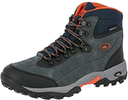 Lico Herren Milan Trekking- & Wanderstiefel, Anthrazit Orange, 46 EU