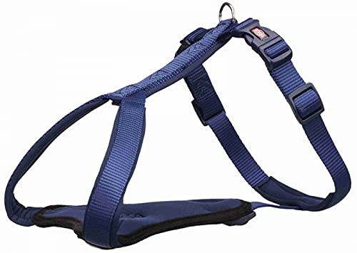 Trixie Premium Y-Hundegeschirr, Blau (Añil), M/L