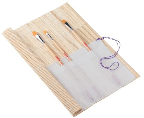 Talens - ESTERILLA BAMBU PORTA PINCELES 33,5x36 cm