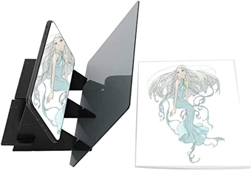 Baverta Optisches Zeichnen Optisches Zeichenprojektor - Kunststoff - LED - Silber - Zeichenbrett DIY-Skizzen-Maltisch-Schreibtisch-Werkzeuge