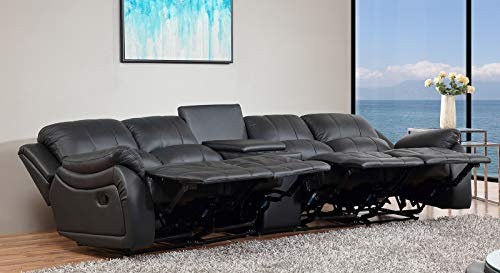 Mapo Möbel Ledersofa Kinosofa Relaxcouch Fernsehsofa 5129 Cup 41-S