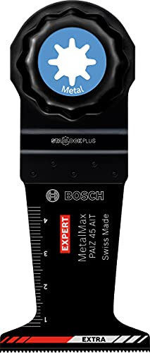 Bosch Professional 1x Lame per Utensili Multifunzione Expert MetalMax PAIZ 45 AIT per Acciaio, Acciaio Inossidabile, Larghezza 45 mm, Accessorio Utensile Multifunzione