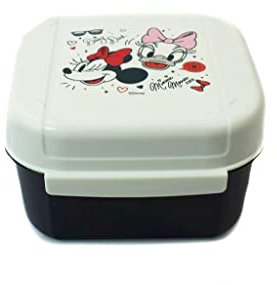 Tupperware Bellevue Disney Minnie Mouse, 450 ml, blu e bianco, Daisy Duck