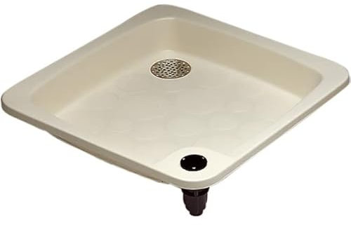 Suinga Piatto doccia quadrato da 80 x 80 cm in colore beige