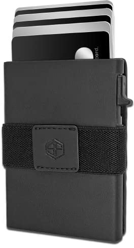 SF SCOFIELD Geldbörse Herren | Portmonee Herren für 9-11 Karten | Geldbeutel RFID Schutz | Portemonnaie | Wallets for Men | Smart Wallet | Kreditkartenetui | Slim Wallet | Kartenetui Klein