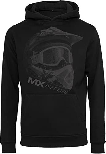 Baddery Felpa da Motocross da Uomo - „MX Dirt Life“ | Felpe con cappuccio per motociclisti di motocross ed enduro