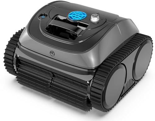 WYBOT Aspirateur de piscine robotique C1 pour piscines creusées et hors sol, nettoyeur de piscine sans fil de 150 minutes, nettoyage des murs et des conduites d'eau jusqu'à 1 614 m², navigation