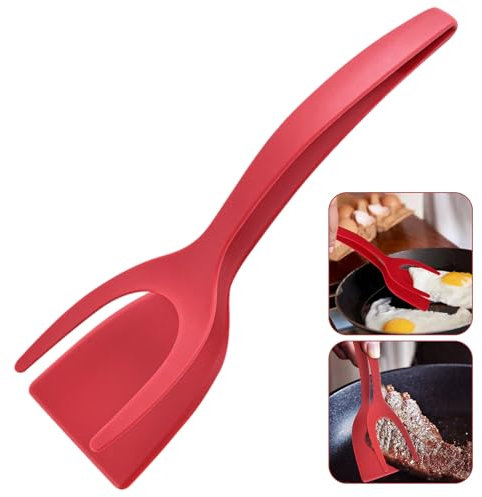 4Pcs Spatola in silicone,Spatola resistente al calore,Set di spatole in silicone,Pasta spatola silicone,Spatola in gomma antiaderente,Grande spatola in silicone (rosso 1)