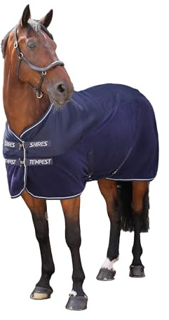 Tempest - Original Standard Pferde Cooler Weidedecke (175cm) (Marineblau)