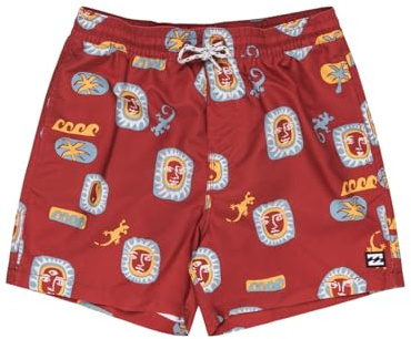 Billabong Boardshorts VACAY LB pojkar röd 12, Dammig röd, 12 År