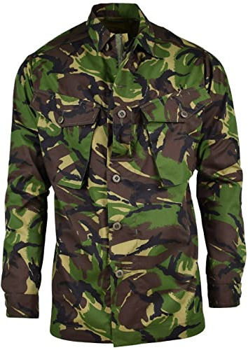 Original British Army Field Jacket - Combat DPM Military Jacket Shirt - 95 Lightweight Jacket for Men NEW