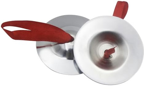 LIUZIKUN 1 par de platillos para niños, platillos de Dedo, platillos metálicos para Danza del Vientre, platillos de Dedo, Instrumentos Musicales para Bailarinas.