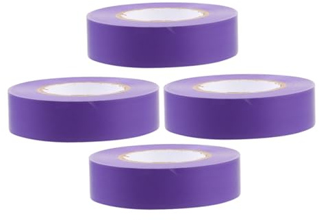 IMIKEYA 4piezas Cinta Aislante De Pvc Para Cables Reparaciones Automotrices y Aplicaciones Exteriores Cinta Aislante Eléctrica Industrial De Resistente Al Calor Al Agua Temperaturas