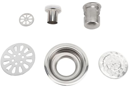 QANYEGN Kit di scarico della doccia rotonda, kit di scarico rotondo di tenuta in acque profonde, scarico del pavimento in acciaio inossidabile per Cucinan, bagno, lavanderia,