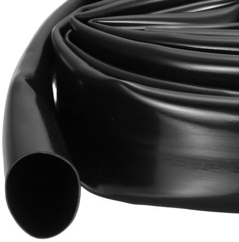 QUARKZMAN Manga De Cable De PVC De 2m Tubo De 20mm Organizador De Cables Negro Funda para Cables Envoltura De Protección