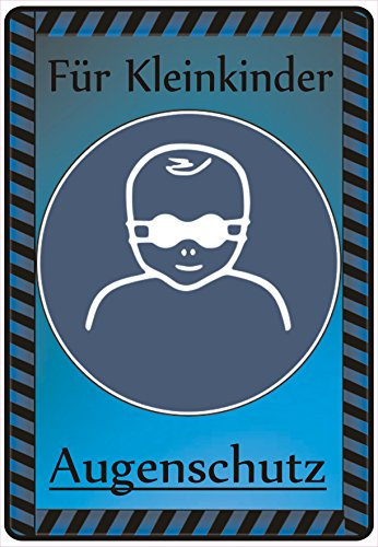 Schild Hinweisschild Hinweis Für Kleinkinder Augenschutz Augen Schutz Brille