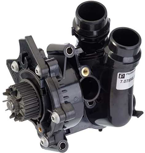 PIERBURG 7.07856.08.0 Bomba de agua con junta con sensor de temperatura con termostato con regulador de refrigerante Tipo de servicio: mecánico Compatible con AUDI A4 B8 Avant 8K5 A6 C7 Avant 4G5, 4GD