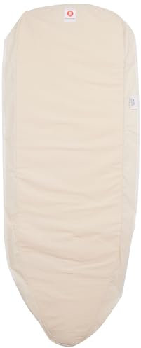 Brabantia 8mm Thick Underlay Ironing Board Cover (B Board/Ecru) Heat-Resistant, Non-Slip, Cord Fastener