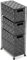 Versa Mannheim Mueble para el Baño Auxiliar, Cajonera con 3 cajones para organizar, Almacenaje Moderno y Divertido, Medidas (Al x L x An) 57 x 28 x 15,5 cm, Metal y Nylon, Color Gris Claro