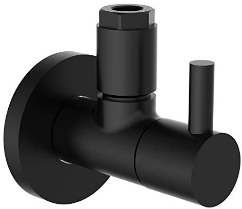 Kirchhoff Sifone (Valvola angolare, nero)