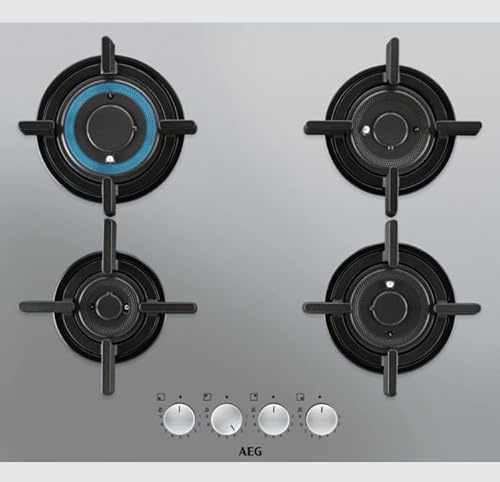 AEG HKB64029UM PIANO COTTURA A GAS 4 BRUCIATORI FLUSH BURNER 60 CM