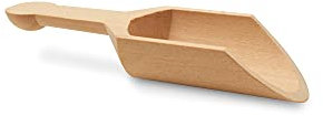 Small Coffee Scoop for Ground Coffee and Manuka Honey, Wooden 1 Tablespoon Measuring Spoon, Bath Salt Scooper, Mini Wood Candy Scoops for Candy Buffet, Food & Flour Canisters or Jars, by Woodpeckers