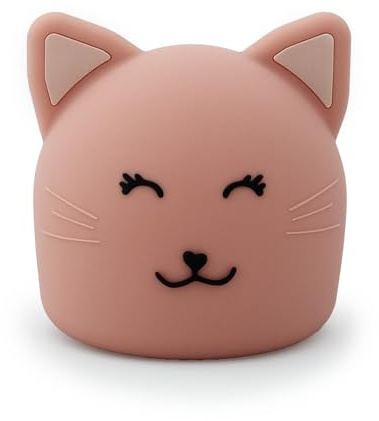 Trixie Silikon Nachtlicht für Kinder, Tier Lampe für Jungen und Mädchen | Dimmbare LED Nachttisch Leuchte für Jungs Mädels, kabelloses Kleinkind Schlafzimmer Akku Nachtlampe, Tierlampe weich mit USB