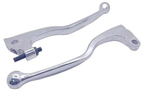 Bremshebel Für YZ80 YZ125 DT125 200 TW225 XT TTR YZ 250 TT350 YZ490 TT XT 600 1 Paar CNC Chrom Motorrad Vorderradbremskupplungshebel Kupplungshebel Motorrad