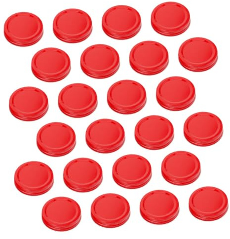 BESTYASH Coperchi per Barattoli Bocca 70mm in Latta Tappi Ermetici per Conserve Sigillanti Kit da 24 Pezzi per Inscatolamento e Conservazione Alimenti Casa Cucina