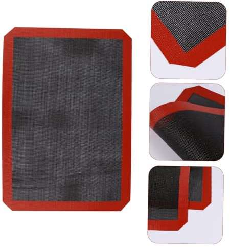 SMASOLO Silicone Baking Mat Glass Fiber Core for Macaron and Pastry Baking Non-Stick Breathable Mat for Kitchen Use