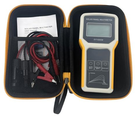 Solar Panel Tester Multimeter Tool With AutoVOC Reading And Not Required Battery For 1600W Most Systems Panel Testing Photovoltaic Multimeter With Backlights