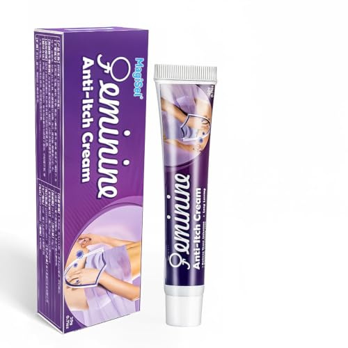 Intim Pflegecreme Damen, Salbe Gegen Juckreiz im Intimbereich, Damen Intimbereich Lindert Creme, 20g Beruhigende Pflegecreme für den Intim, Lindert Trockenheit, Brennen und Reizungen
