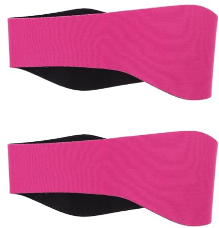 Alipis Diadema de Natación de Neopreno para Mujeres 2 Piezas Tamaño M Rosa Fucsia Protectores de Oídos Ajustables para Piscina Playa y Yoga Deportiva