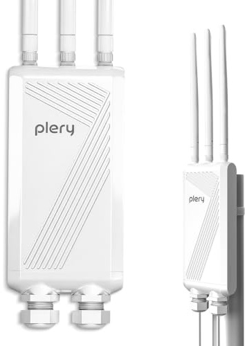 PLERY Repeteur WiFi Exterieur WiFi 7 BE3600 Point d'accès WiFi avec POE