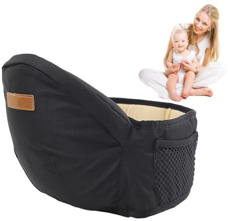 Bsbkoj con asiento para la cadera,Asiento para la cadera,desde recién nacido niño pequeño | ergonómico con asiento para la con múltiples bolsillos, cintura extendida ajustable para