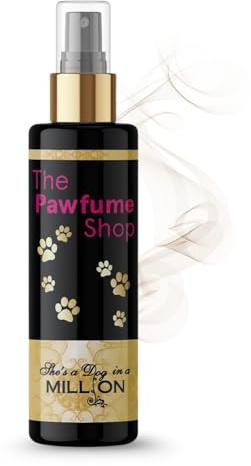 The Pawfume Shop - She's A Dog In A Million - Premium Dog Perfume Spray - Suitable for All Breeds & Sizes - For Fresh Scent & Odour Control - Gentle on Skin & Long-Lasting Fragrance - 100ml