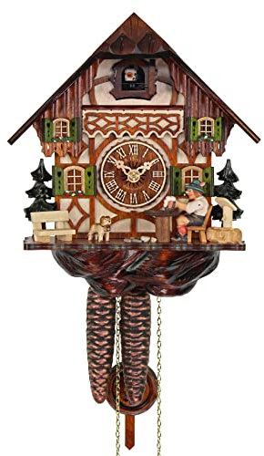 Kuckucksuhren 1 Tag Der Lustige Biertrinker 25 x 20 cm