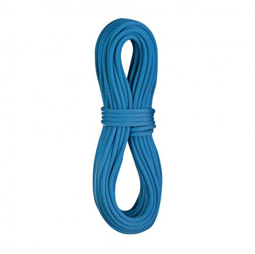 EDELRID Kletterseil Tower 10.5 mm (Einfachseil, 69 g/m), Farbe:Aqua Blue;Länge:50 m