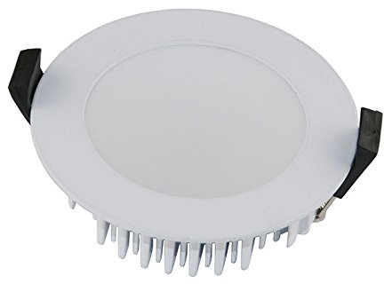 VBLED® Extra Flach, 13W LED Einbaustrahler, IP54 wassergeschützt, dimmbar, 230V, 3000K Warm-Weiß/Decken-Einbauspot/Badleuchte