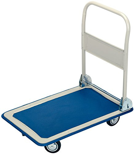 Draper 44005 150Kg Platform Trolley With Folding Handle - 630 x 480 x 850mm