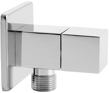 Eckiges Eckventil Auslaufventil Anschlussventil 1/2x3/8 Zoll Wasserhahn Armaturen